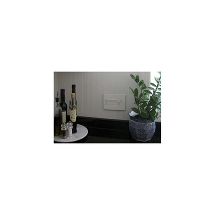 adorne® 15A Paddle Switch, White, with Microban®