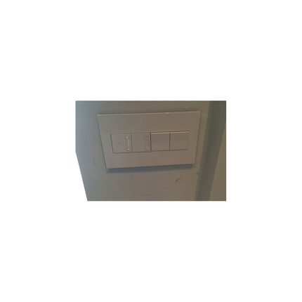 adorne® 15A Paddle Switch, White, with Microban®