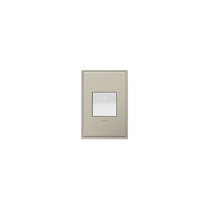 adorne® 15A Paddle Switch, White, with Microban®