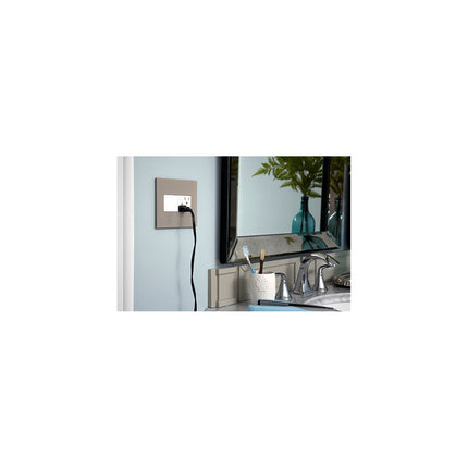 adorne® 15A Paddle Switch, White, with Microban®