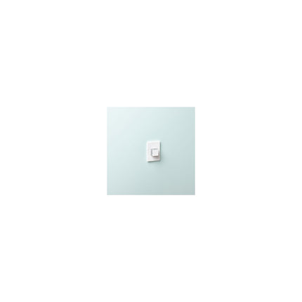 adorne® Gloss White 1-Gang Screwless Wall Plate with Microban®