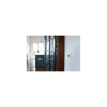 adorne® Gloss White 1-Gang Screwless Wall Plate with Microban®