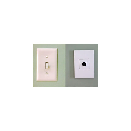 adorne® Gloss White 1-Gang Screwless Wall Plate with Microban®