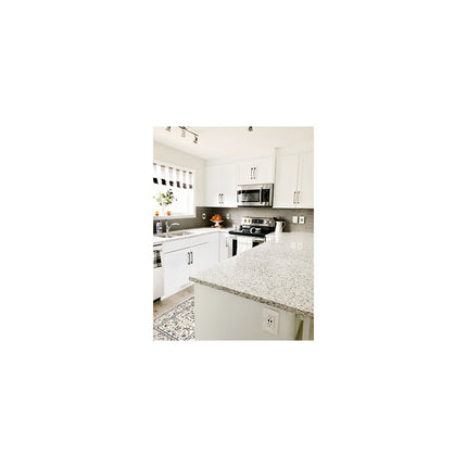 adorne® Gloss White 1-Gang Screwless Wall Plate with Microban®