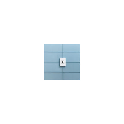 adorne® Gloss White 1-Gang Screwless Wall Plate with Microban®