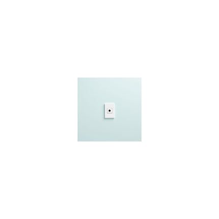 adorne® Gloss White 1-Gang Screwless Wall Plate with Microban®
