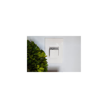 adorne® Gloss White 1-Gang Screwless Wall Plate with Microban®