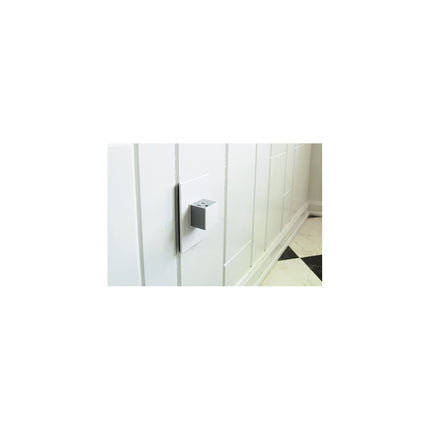 adorne® Gloss White 1-Gang Screwless Wall Plate with Microban®