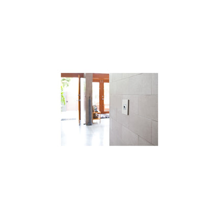 adorne® Gloss White 1-Gang Screwless Wall Plate with Microban®