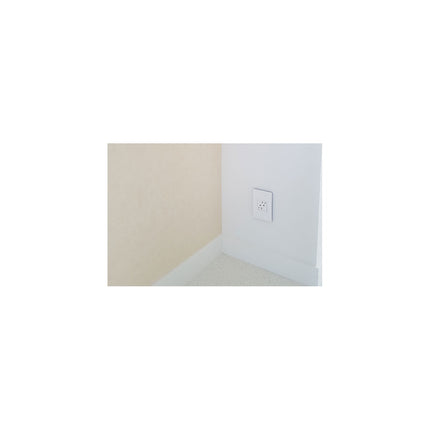 adorne® Gloss White 1-Gang Screwless Wall Plate with Microban®