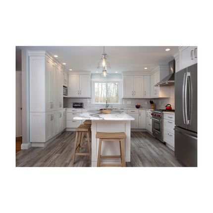 adorne® Gloss White 1-Gang Screwless Wall Plate with Microban®