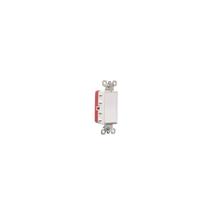 PlugTail® Single Pole Illuminated Decorator Switch 20 amp, White