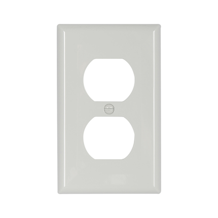 Standard Size Duplex Receptacle Wallplate