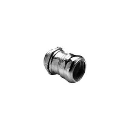 EMT Compression Connector 1/2", Zinc Plated Steel