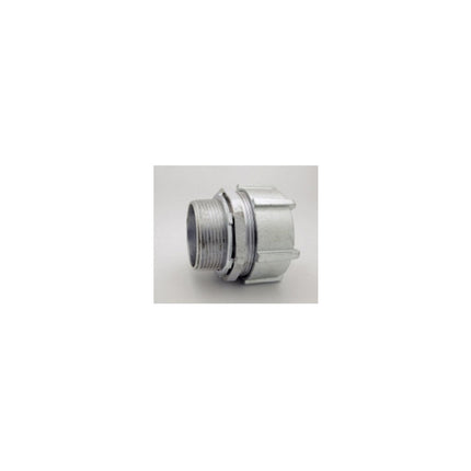 Screw-on EMT Compression Connector 2-1/2", Steel, Made in the USA