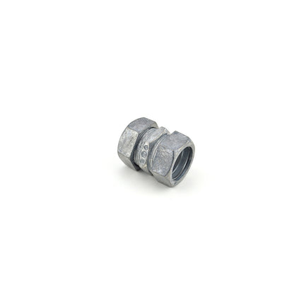 EMT Screw-on Compression Coupling 3/4", Zinc, Concrete Tight