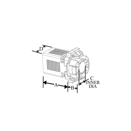 E-Z Lock® Insulated AC/MC Connector for New Work 3/8", Zinc