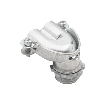 90-Degree Duplex Connector 3/8", Die Cast Zinc