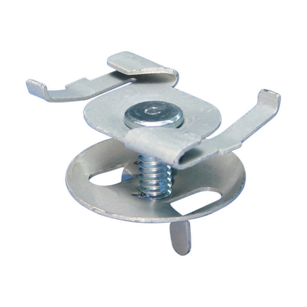 4G16 Twist Clip with Wing Nut, Spring Steel, nVent CADDY Armour, 1.5" Screw