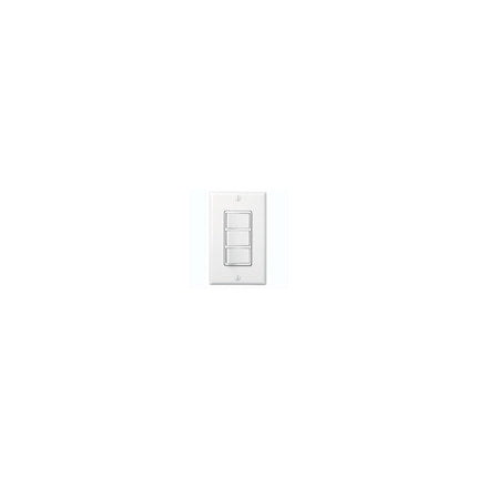 Multi-Function Control, White, Three Switch Control With Four-Function Control, Heater/Fan/Light, Night-Light