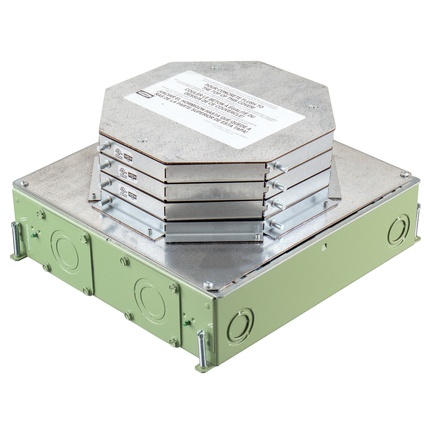 Floor Boxes, SystemOne Recessed 4 Gang Floor Box, CFB4G30RCR