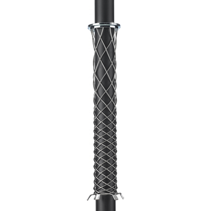 Conduit Riser Support Grips, Single Weave, Closed Mesh, Ring Type, 4.00" Conduit, Tin-Coated Bronze, 2.00-2.49"