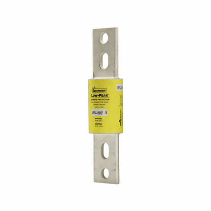 Eaton Bussmann Series KRP-C Fuse, Current-limiting, Time-delay, 600 Vac, 300 Vdc, 900A, 300 kAIC at 600 Vac, 100 kA at 300 kAIC Vdc, Class L, Bolted blade end X bolted blade end, 1700, 2.5, Inch, Non Indicating, 4 S at 500%