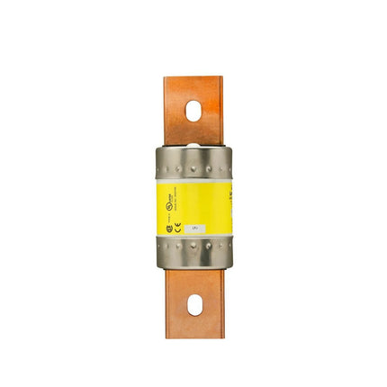 Eaton Bussmann series LPJ fuse, Low-peak fuse, 350 A, Dual, Class J, Non-indicating, Bolted blade end x bolted blade end, Time delay,Current-limiting, 10 sec at 500%, 300 kAIC at 600 V,100 kAIC Vdc, Standard, 600 V, 300 Vdc