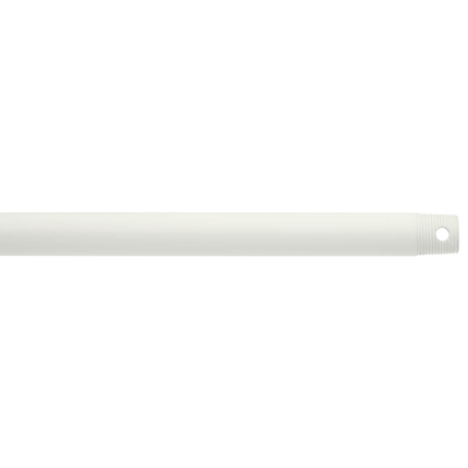Dual Threaded 72" Downrod White