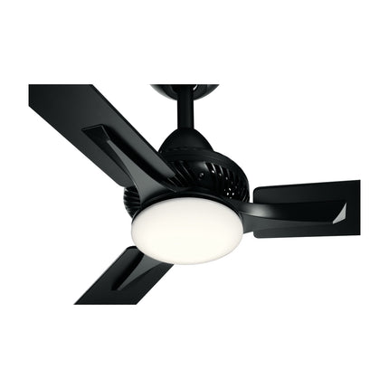 52" Kosmus LED Fan in Satin Black