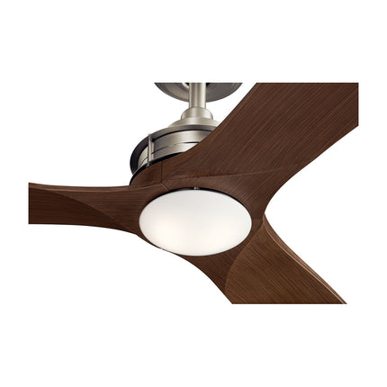 Ried 56" Fan Brushed Nickel Finish