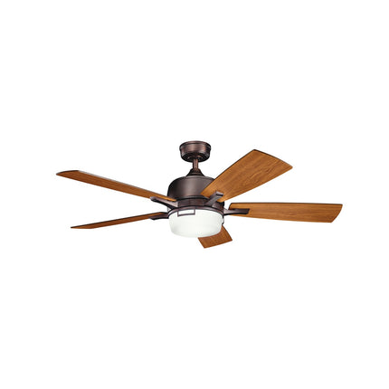 Leeds LED 52" 5 Blade Fan in Bronze