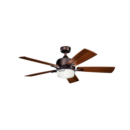 Leeds LED 52" 5 Blade Fan in Bronze