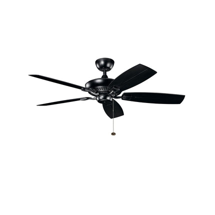 Canfield Patio 52" Fan Satin Black