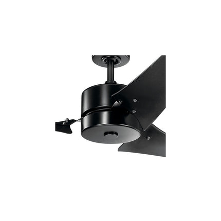 Motu 60" Ceiling Fan Satin Black