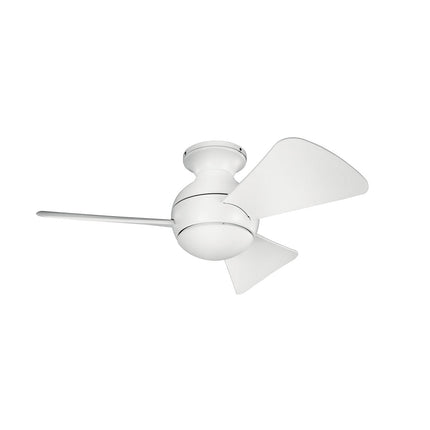 Sola LED 34" Ceiling Fan Matte White