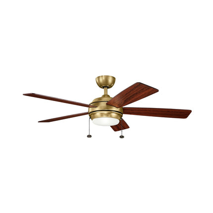 Starkk™ LED 52" Fan Natural Brass