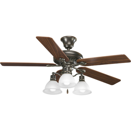 Madison Collection Three-Light Ceiling Fan Light