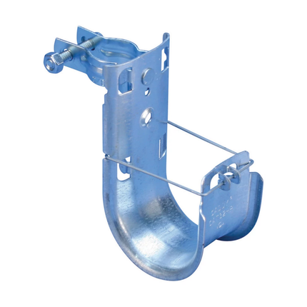 nVent CADDY Cat HP J-Hook with Pedestal Clamp, 1" dia, 3/4" Square, 7/8"-1 1/8" Round Pedestal