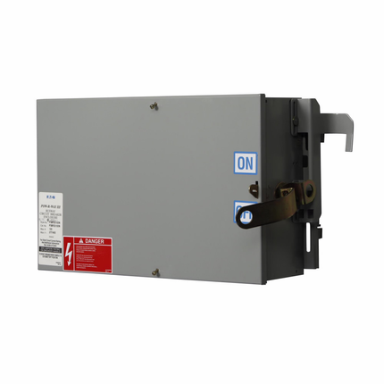 Eaton Pow-R-Way III, Fusible plug-in unit, Three-pole, Plug, 400A, 277/480V, Busway, 100% neutral, J class fuses