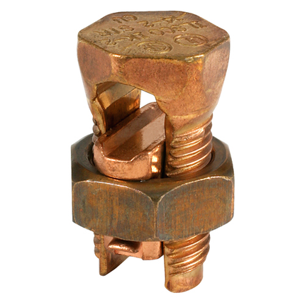 Copper Split Bolt, Conductor Range for Equal Main & Tap 8-16, UL, CSA