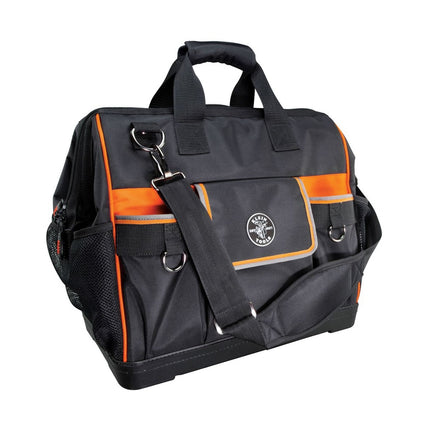 KLEIN 55469 TOOL BAG TRADESMAN PRO WIDE-OPEN TOOL BAG 42 POCKETS 16-INCH