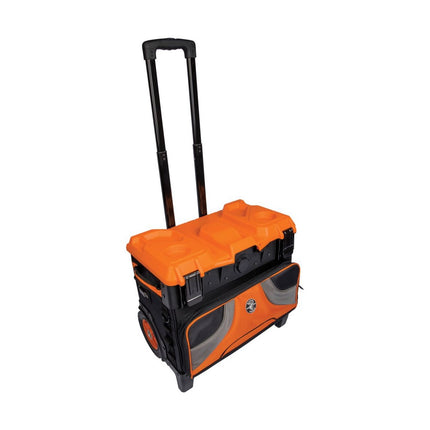 KLEIN 55473RTB TRADESMAN PRO TOOL MASTER ROLLING TOOL BAG 19 POCKETS 22-INCH
