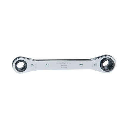 KLEIN KT223X4 LINEMAN'S RATCHETING 4-IN-1 BOX WRENCH