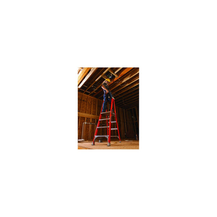 Louisville Ladder 10-Foot Fiberglass Pinnacle Pro Platform Platform Ladder, Type IA, 300-pound Load Capacity, FXP1710