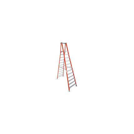 Louisville Ladder 12-Foot Fiberglass Pinnacle Pro Platform Platform Ladder, Type IA, 300-pound Load Capacity, FXP1712