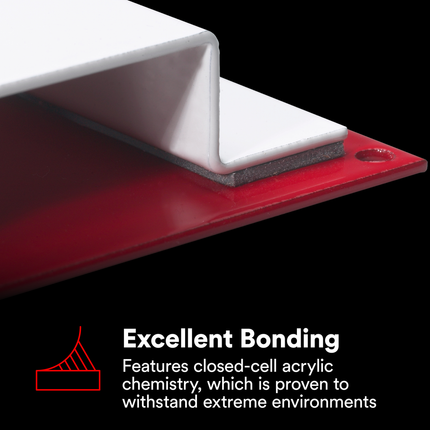 3M VHB Tape 4936, Gray, 1/4 in x 984 yd, Levelwound, 1 Roll/Case