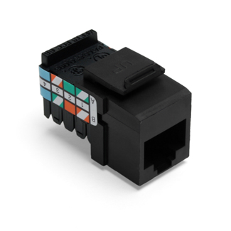 Cat 3 QUICKPORT™ Jack, Black