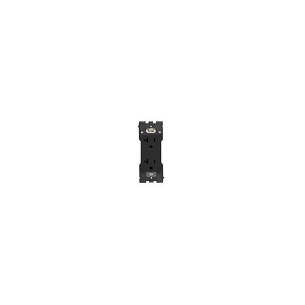 LEVITON RER20-OB RENU 520R TR RECEP ONYX BLACK
