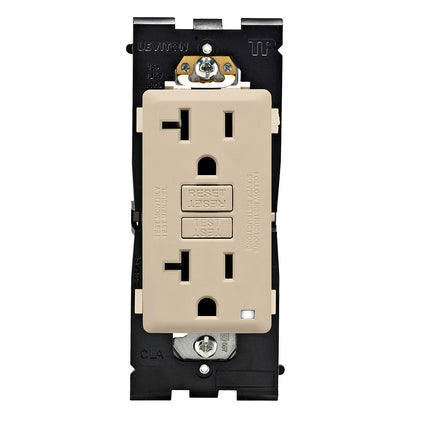 LEVITON RGF20-NS RENU 20A TR GFCI RCPT NAVAJO SAND